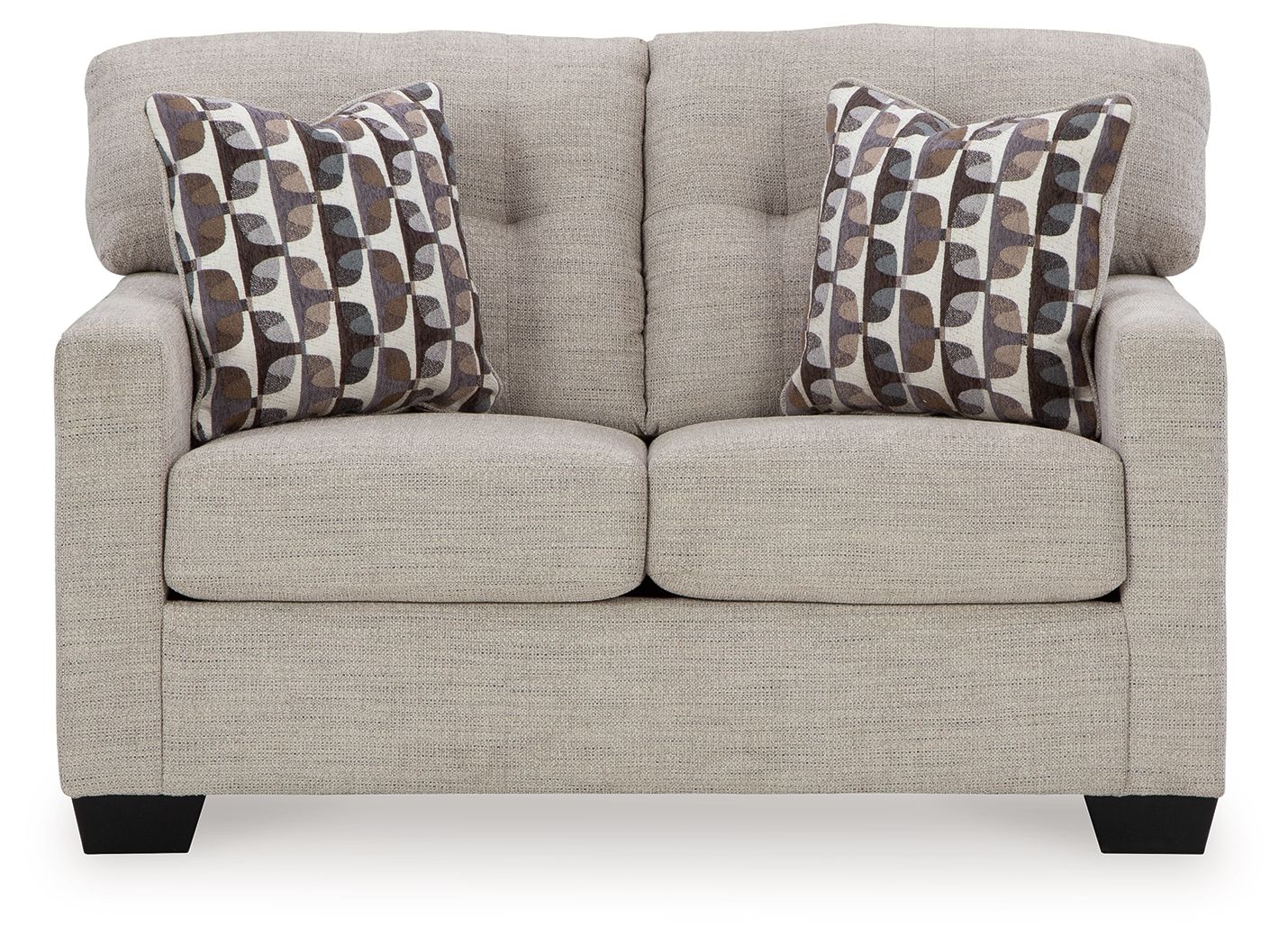 Mahoney - Pebble - Loveseat - Image 3