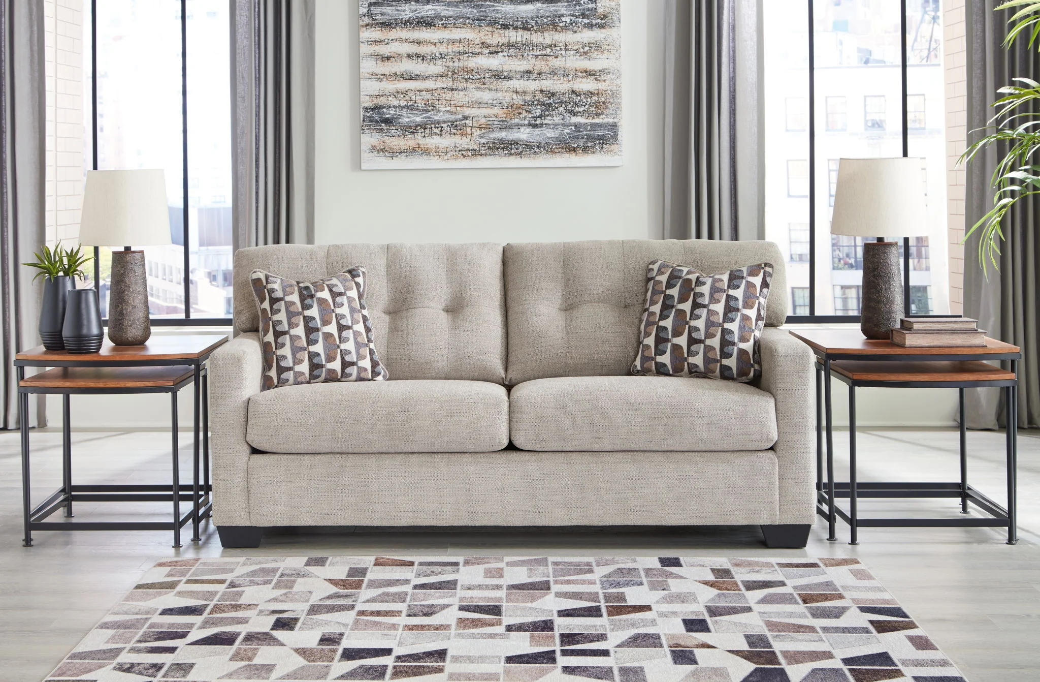 Mahoney - Pebble - Sofa - Image 5