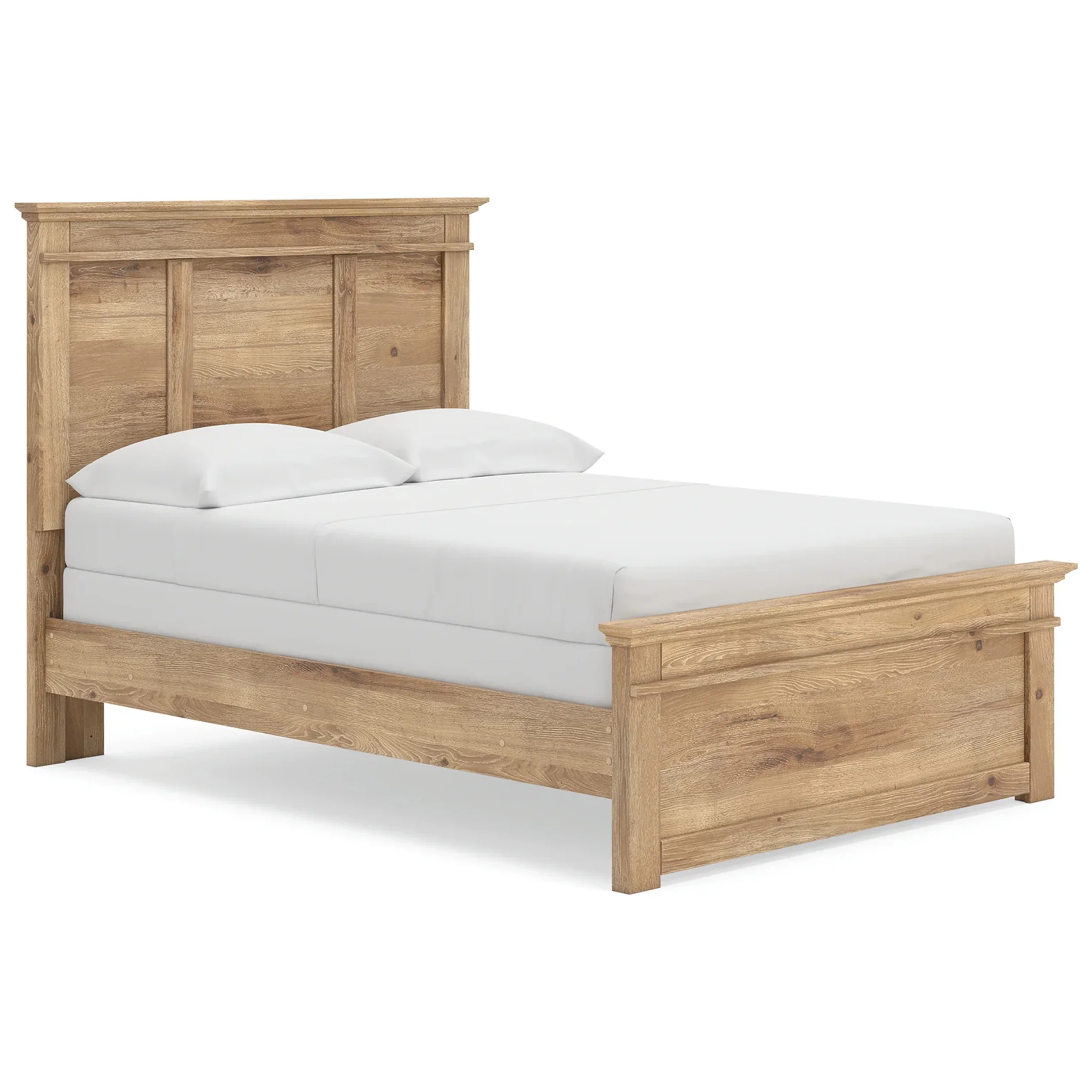Makidern - Full Panel Bed - Tan