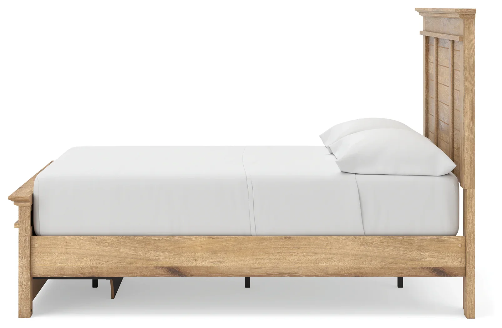 Makidern - Full Panel Storage Bed With Storage Footboard - Tan - Image 8