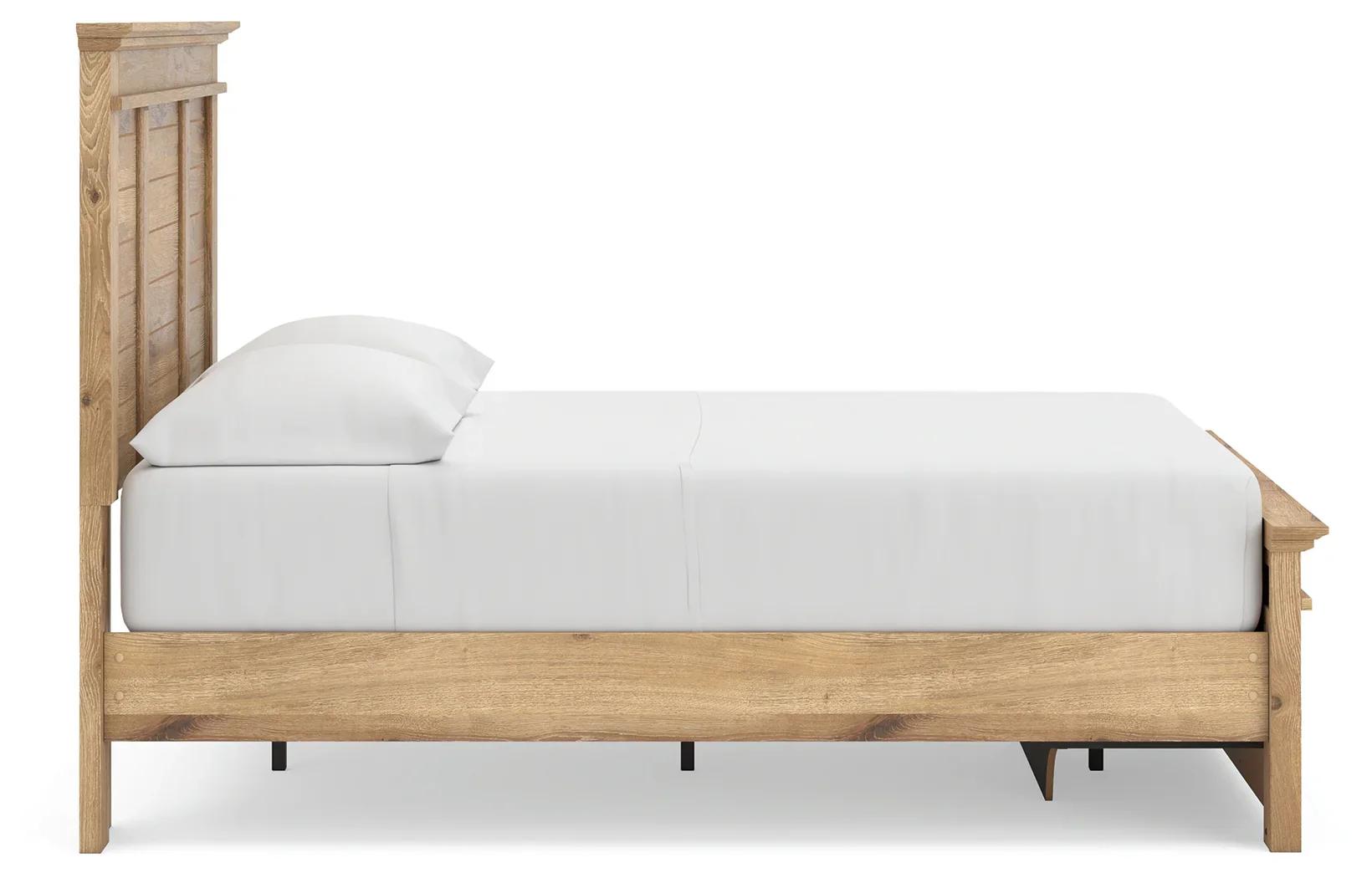Makidern - Full Panel Storage Bed With Storage Footboard - Tan - Image 9
