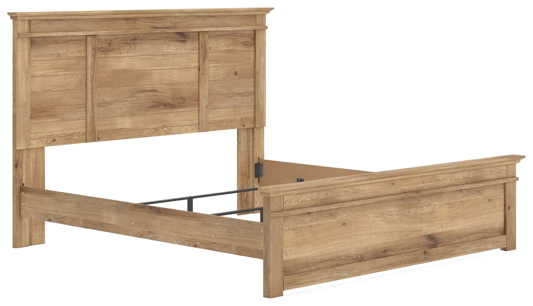 Makidern - King Panel Bed - Tan - Image 3