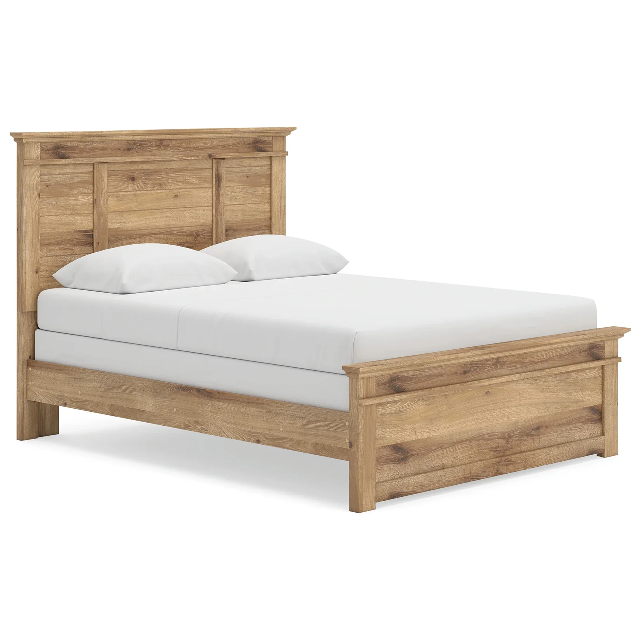 Makidern - Queen Panel Bed - Tan