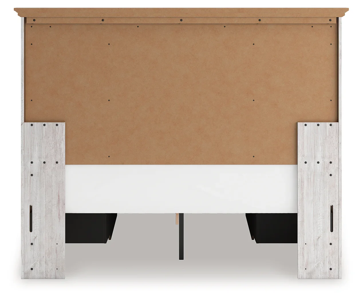 Makidern - Queen Panel Storage Bed With 2 Under Bed Storage Units - Whitewash - Image 5