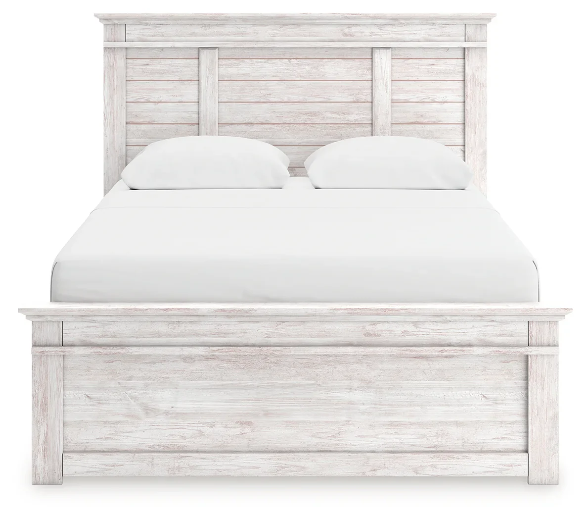Makidern - Queen Panel Storage Bed With 2 Under Bed Storage Units - Whitewash - Image 6