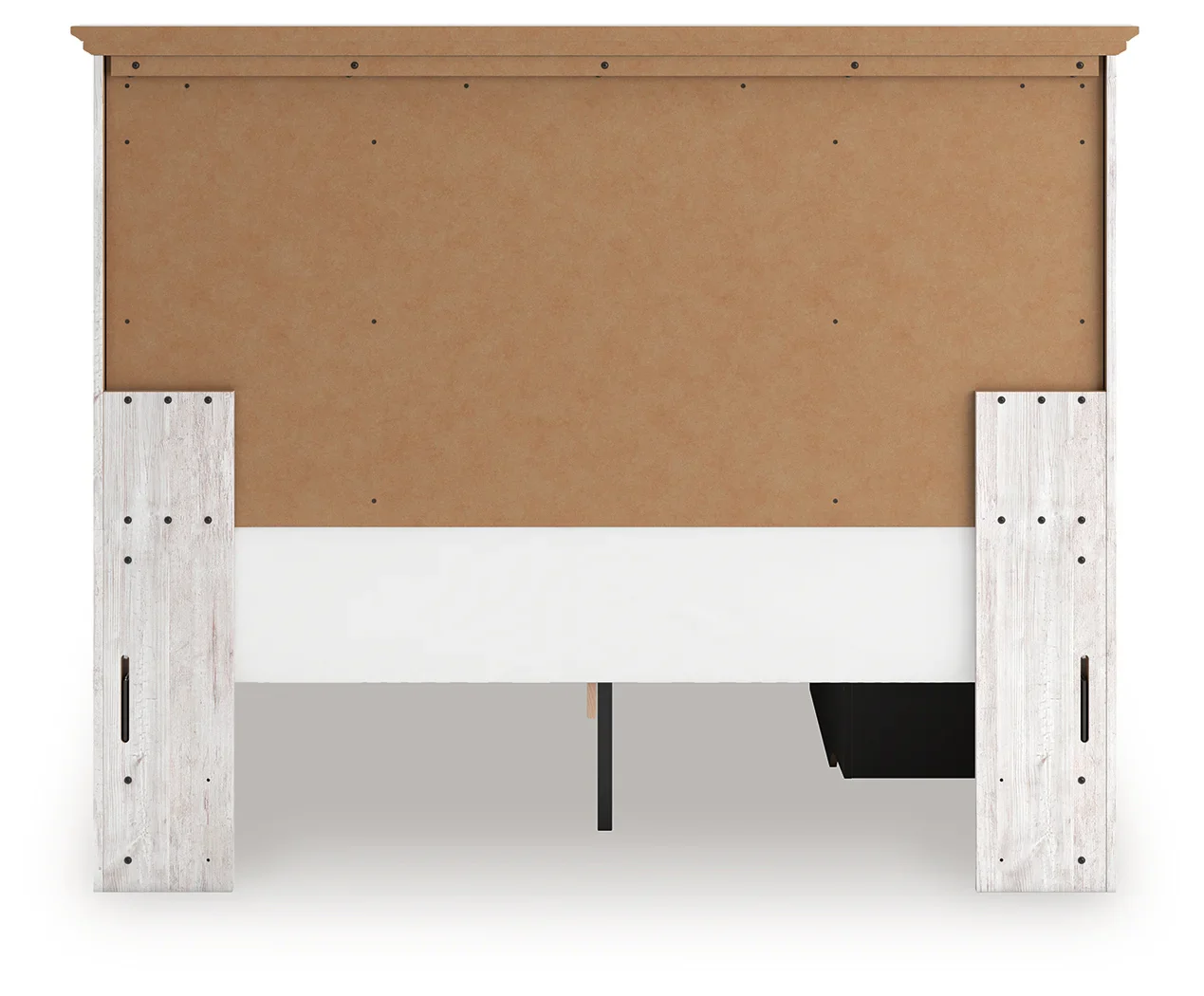 Makidern - Queen Panel Storage Bed With Under Bed Storage Unit - Whitewash - Image 5