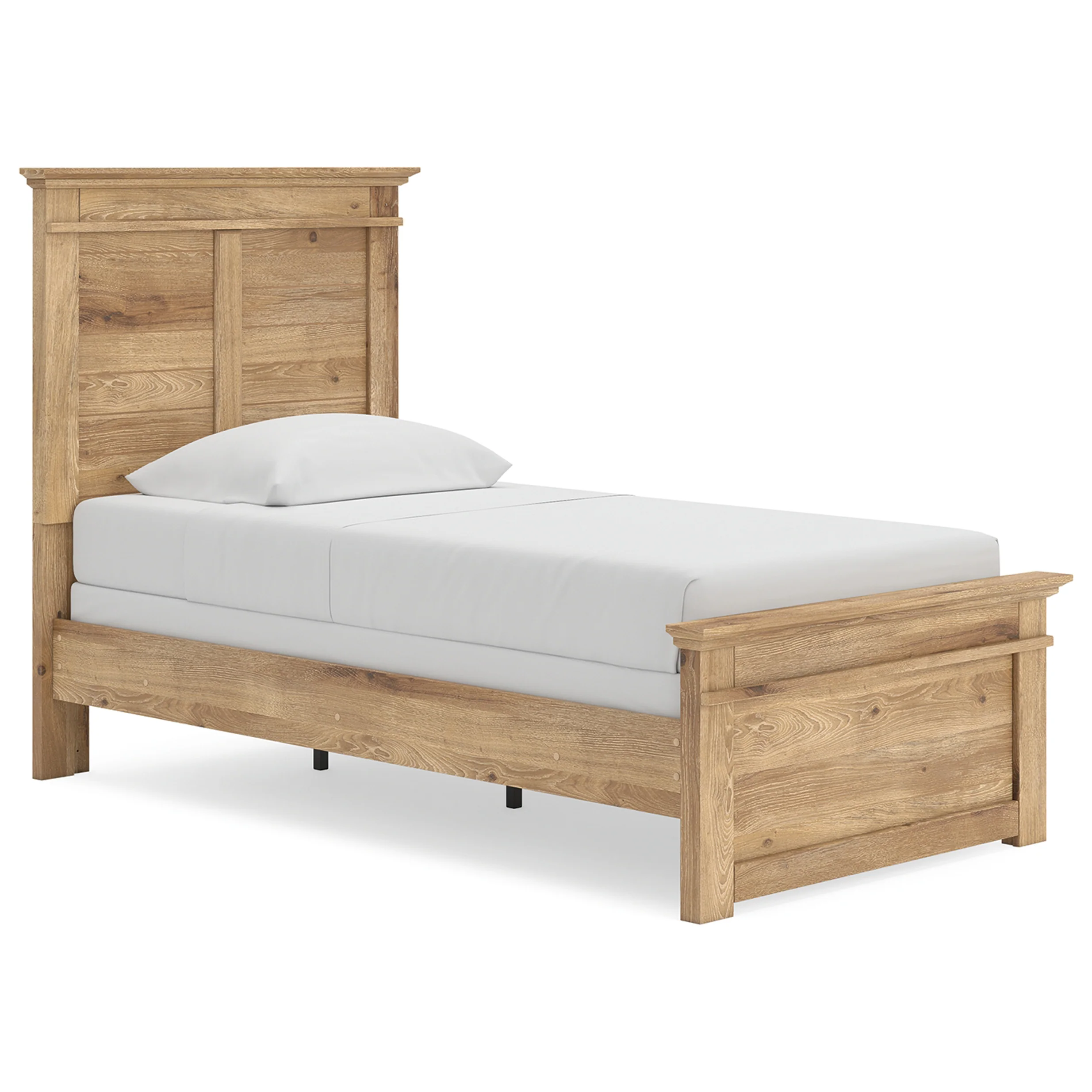 Makidern - Twin Panel Bed - Tan