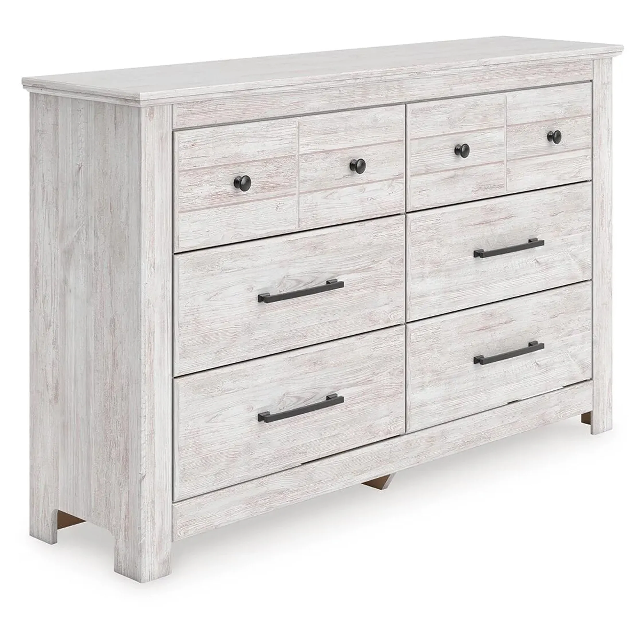 Makidern - Whitewash - Six Drawer Dresser