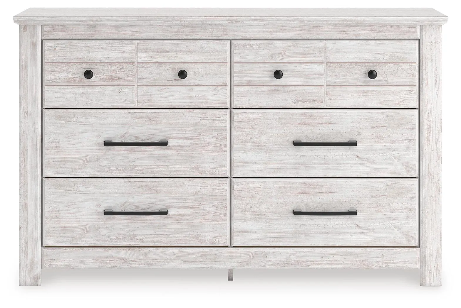 Makidern - Whitewash - Six Drawer Dresser - Image 5