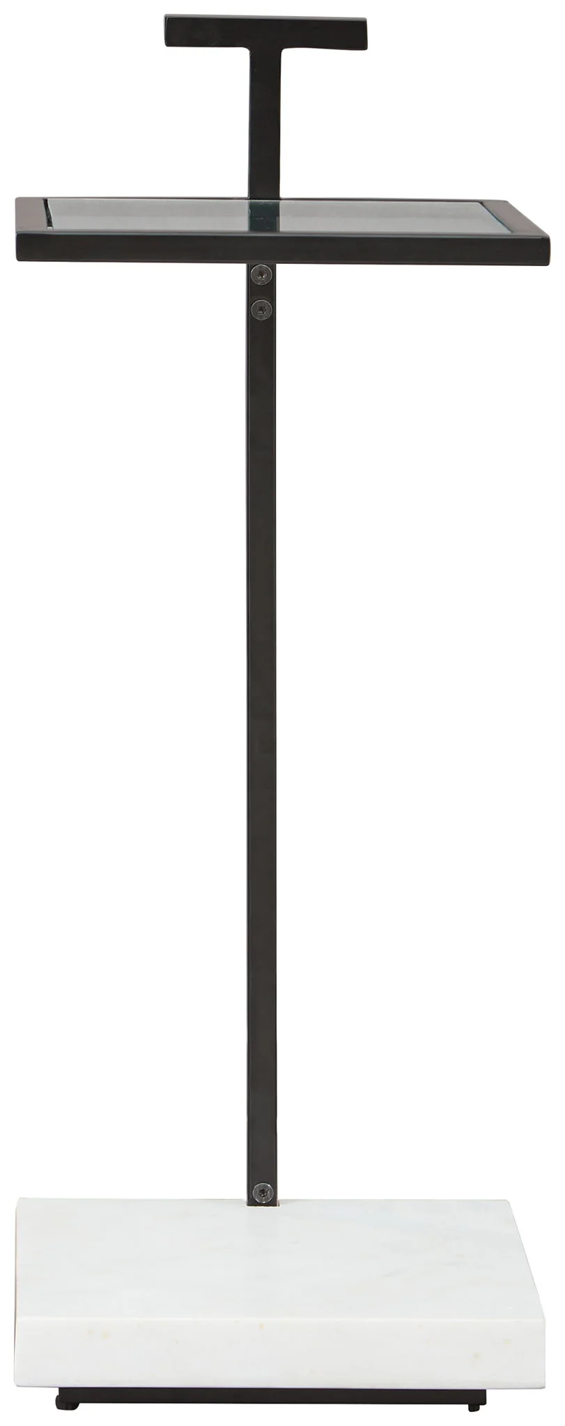 Mannill - Black / White - Accent Table - Image 3