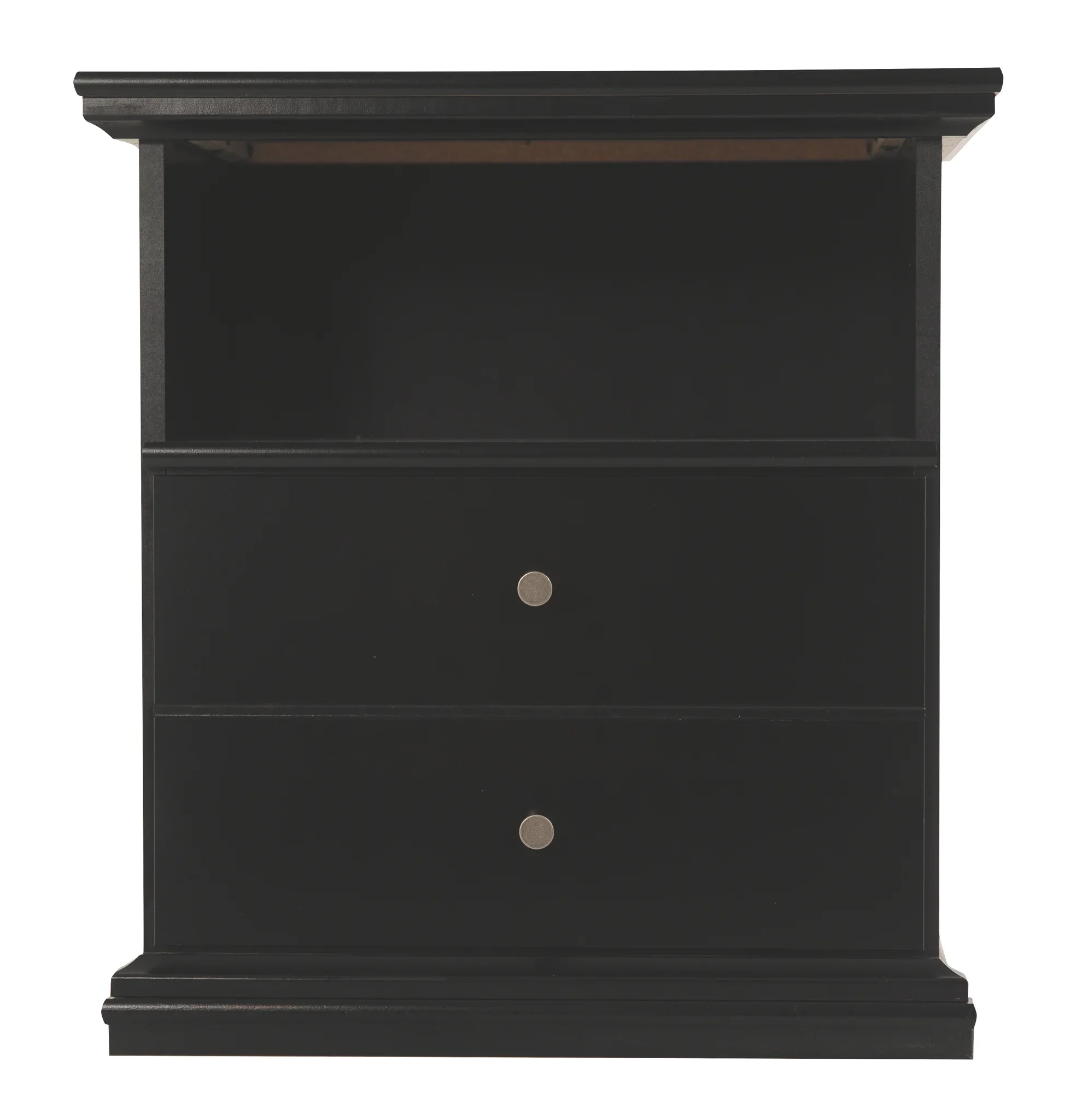 Maribel - Black - One Drawer Night Stand - Image 2