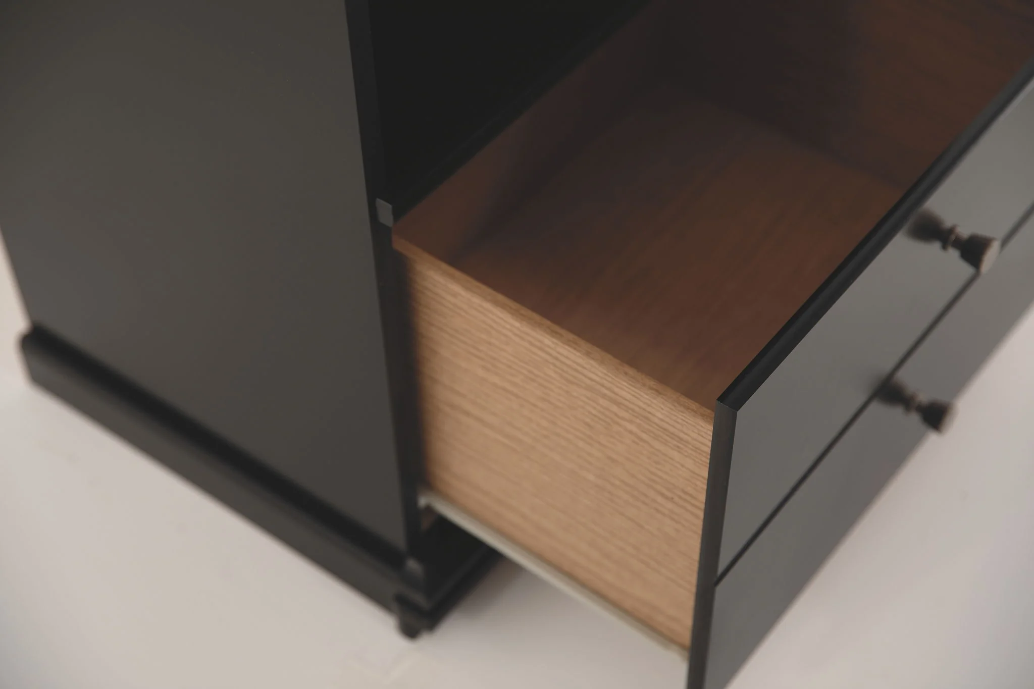 Maribel - Black - One Drawer Night Stand - Image 5