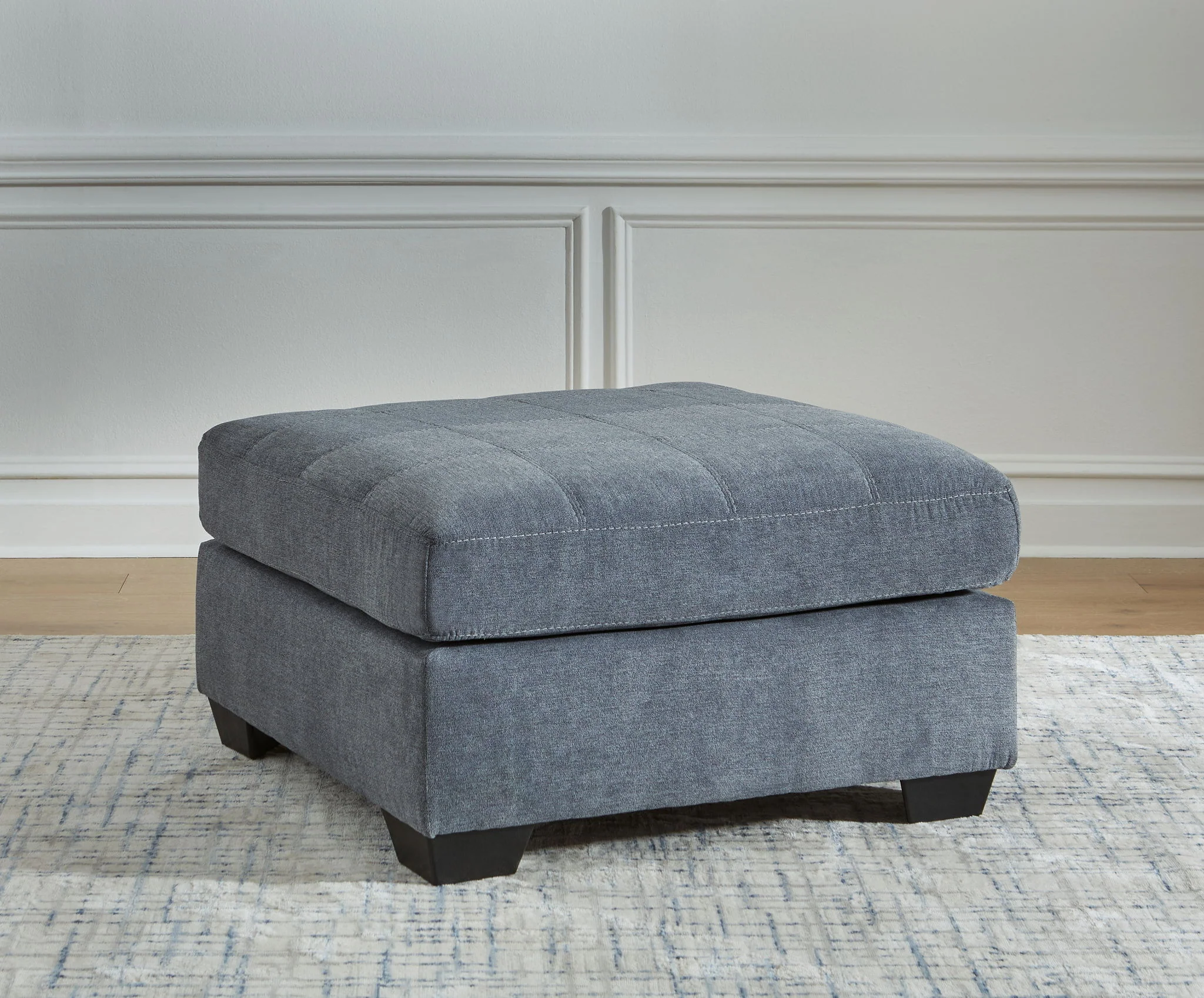 Marleton - Denim - Oversized Accent Ottoman - Image 2