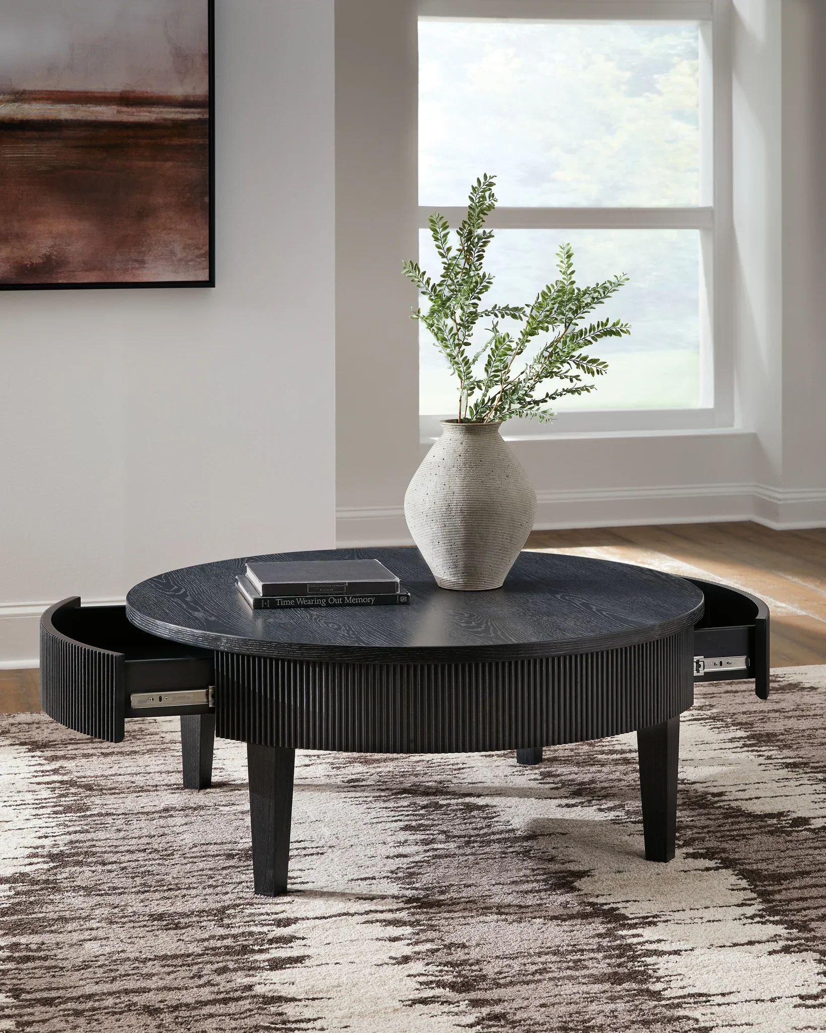 Marstream - Black - Round Cocktail Table - Image 6
