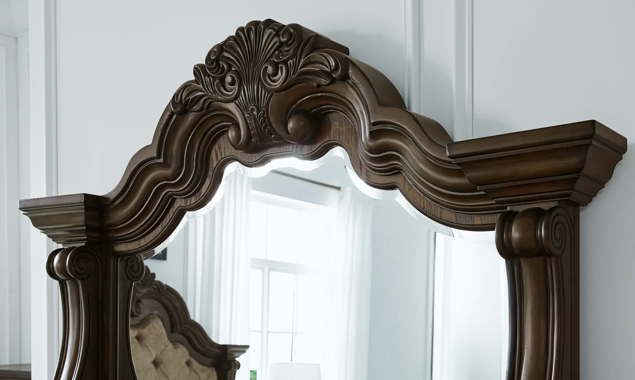 Maylee - Dark Brown - Bedroom Mirror - Image 4