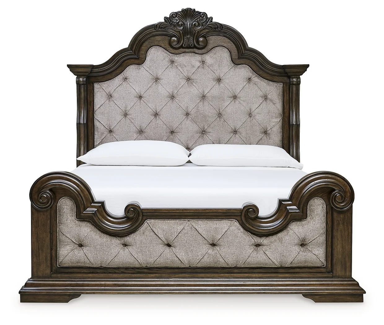 Maylee - Dark Brown - California King Upholstered Bed - Image 4