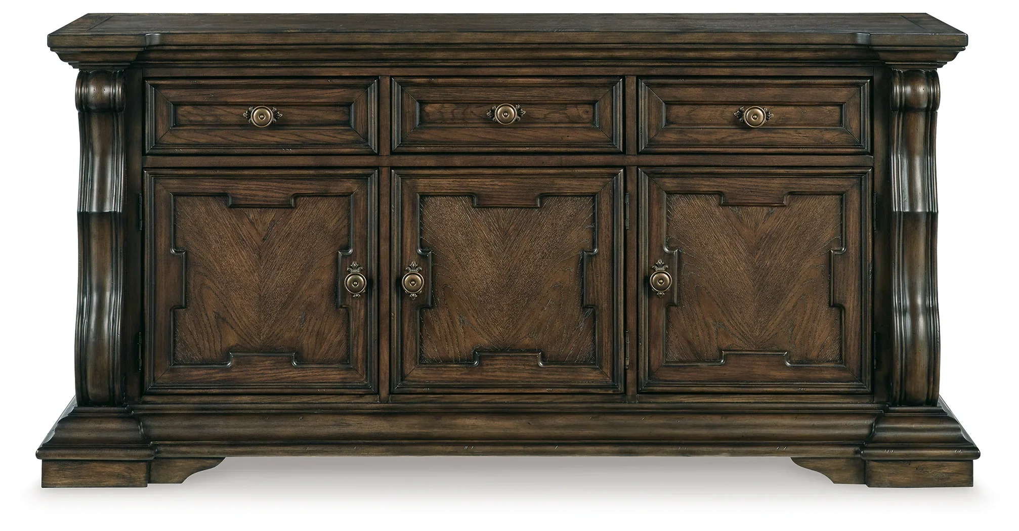 Maylee - Dark Brown - Dining Room Buffet - Image 4
