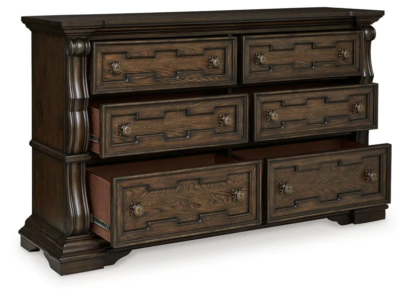 Maylee - Dark Brown - Dresser - Image 3
