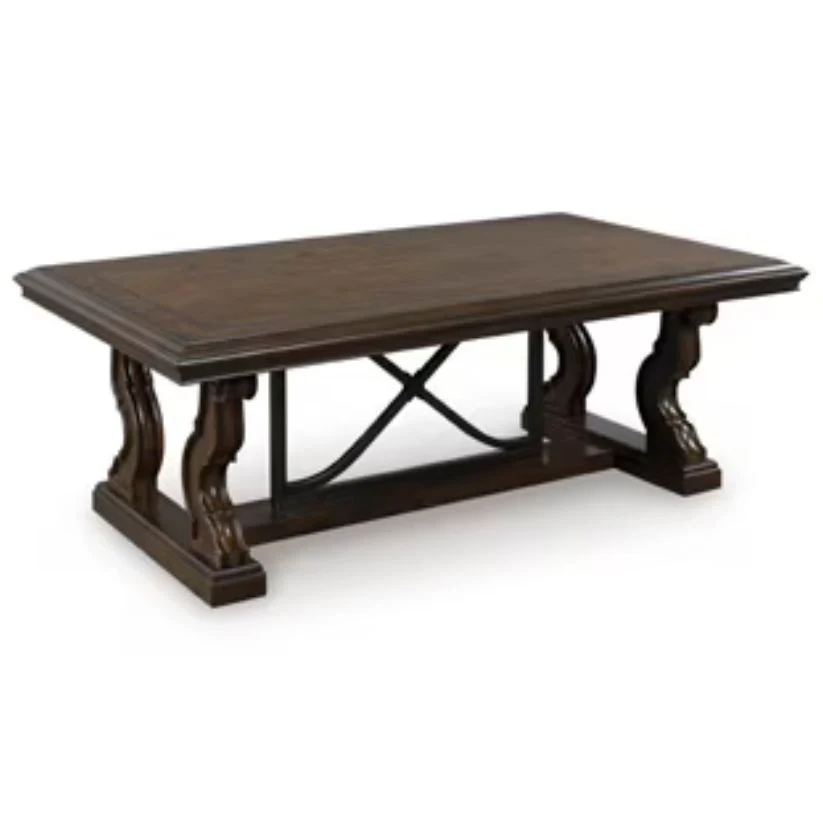 Maylee - Dark Brown - Rectangular Cocktail Table