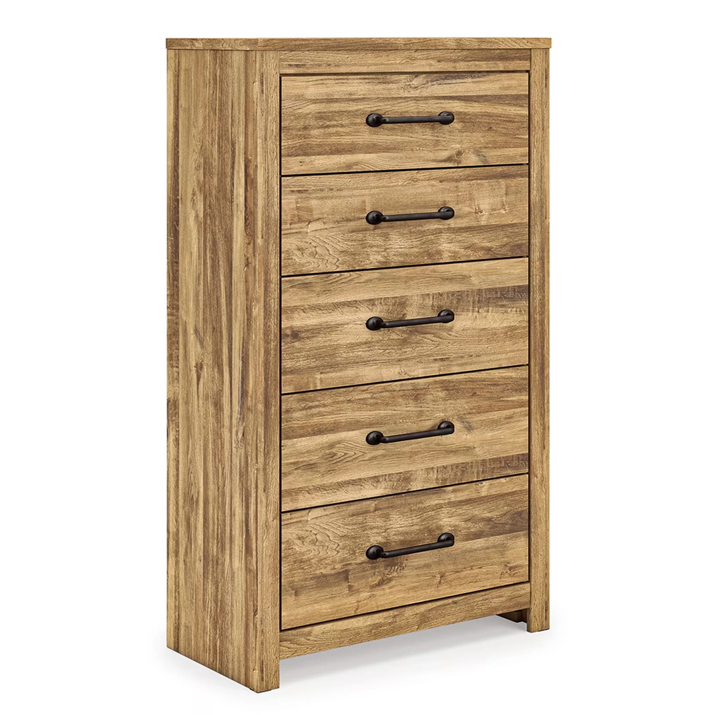 Maystonna - Five Drawer Chest - Brown