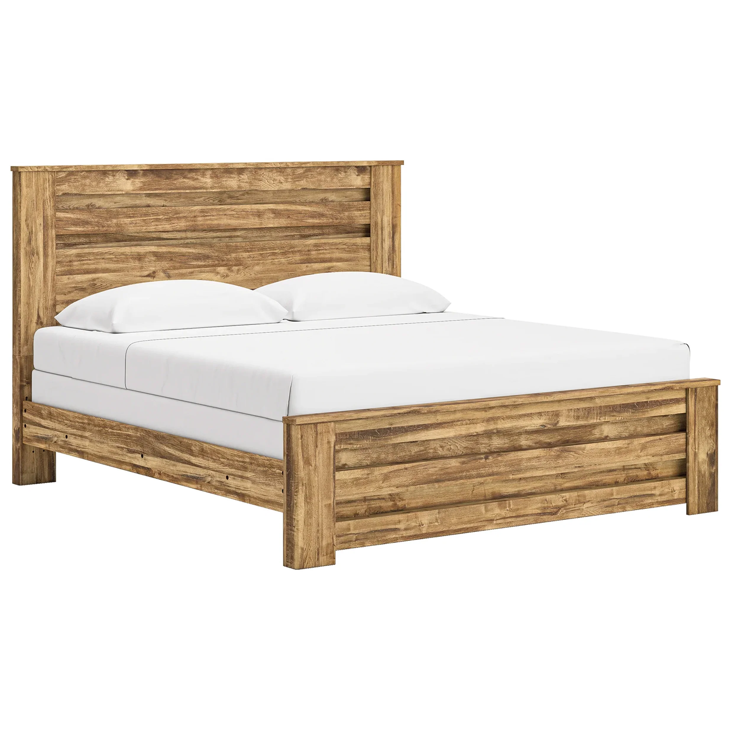Maystonna - King Panel Bed - Brown