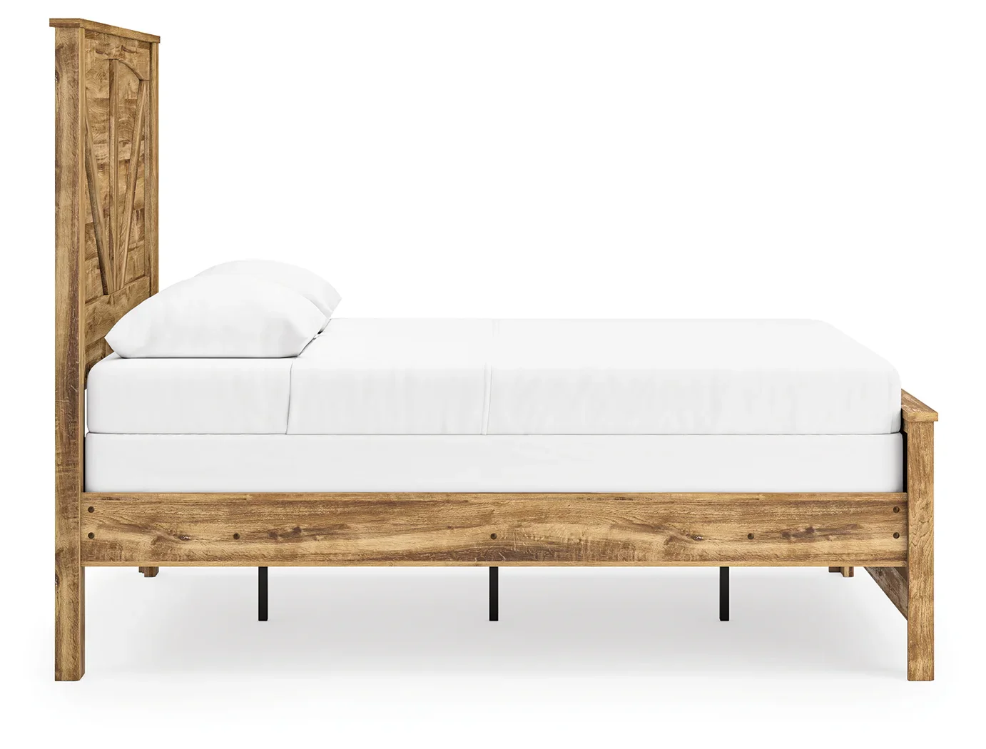 Maystonna - Queen Crossbuck Panel Bed - Brown - Image 8