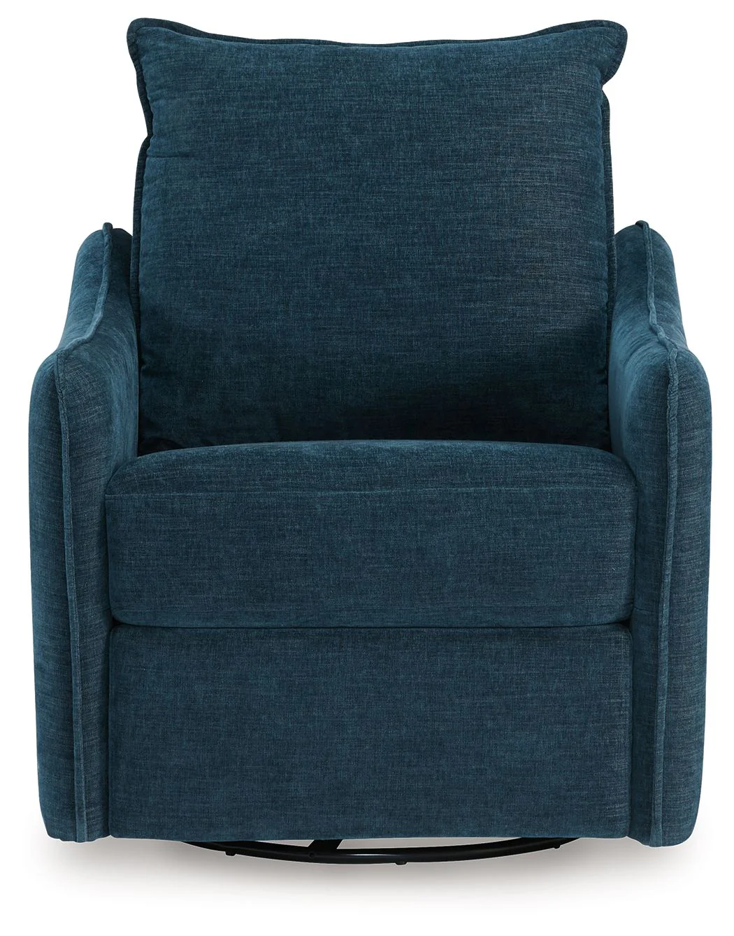Mcburg - Navy - Swivel Power Recliner - Image 6