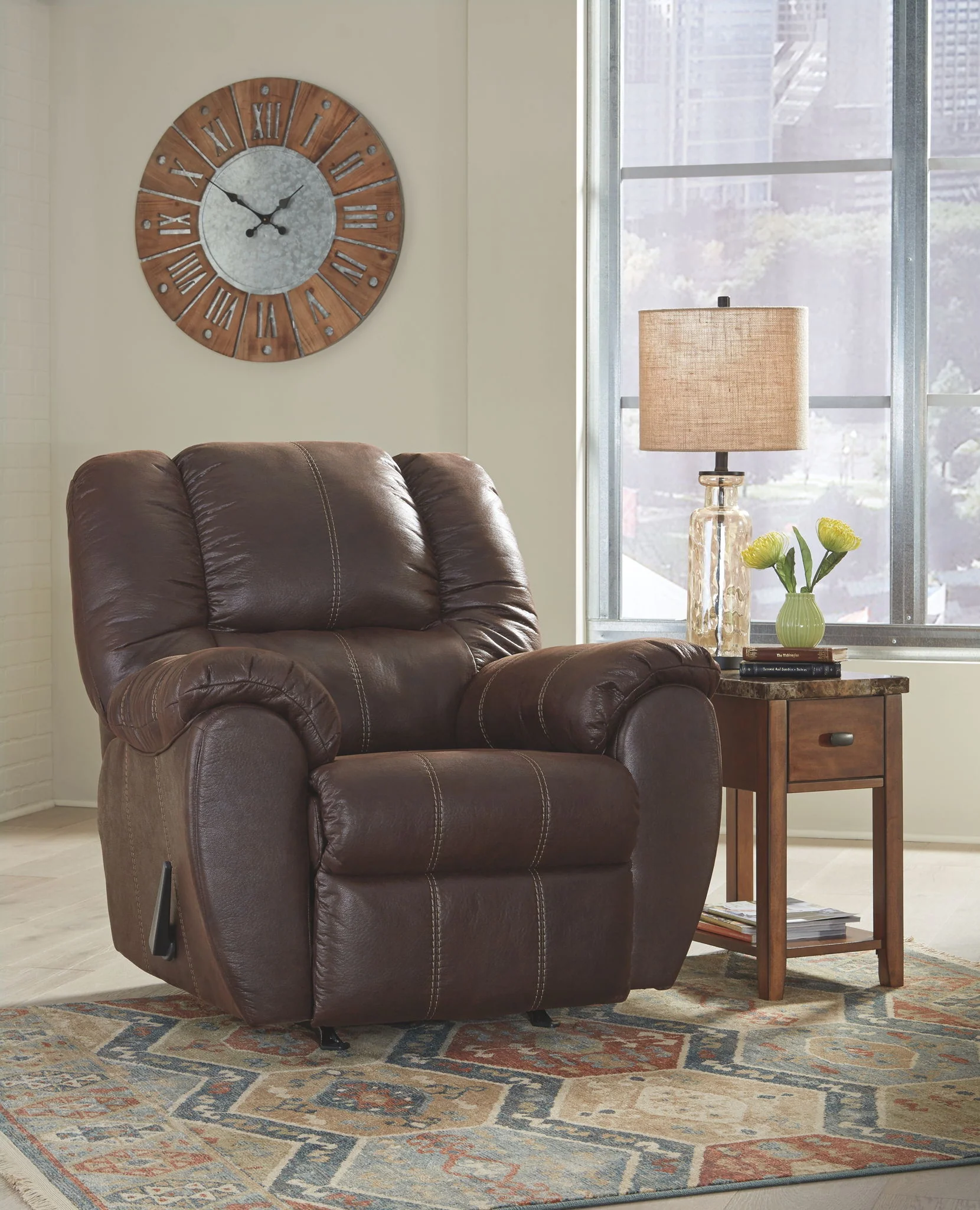 Mcgann - Walnut - Rocker Recliner - Image 2