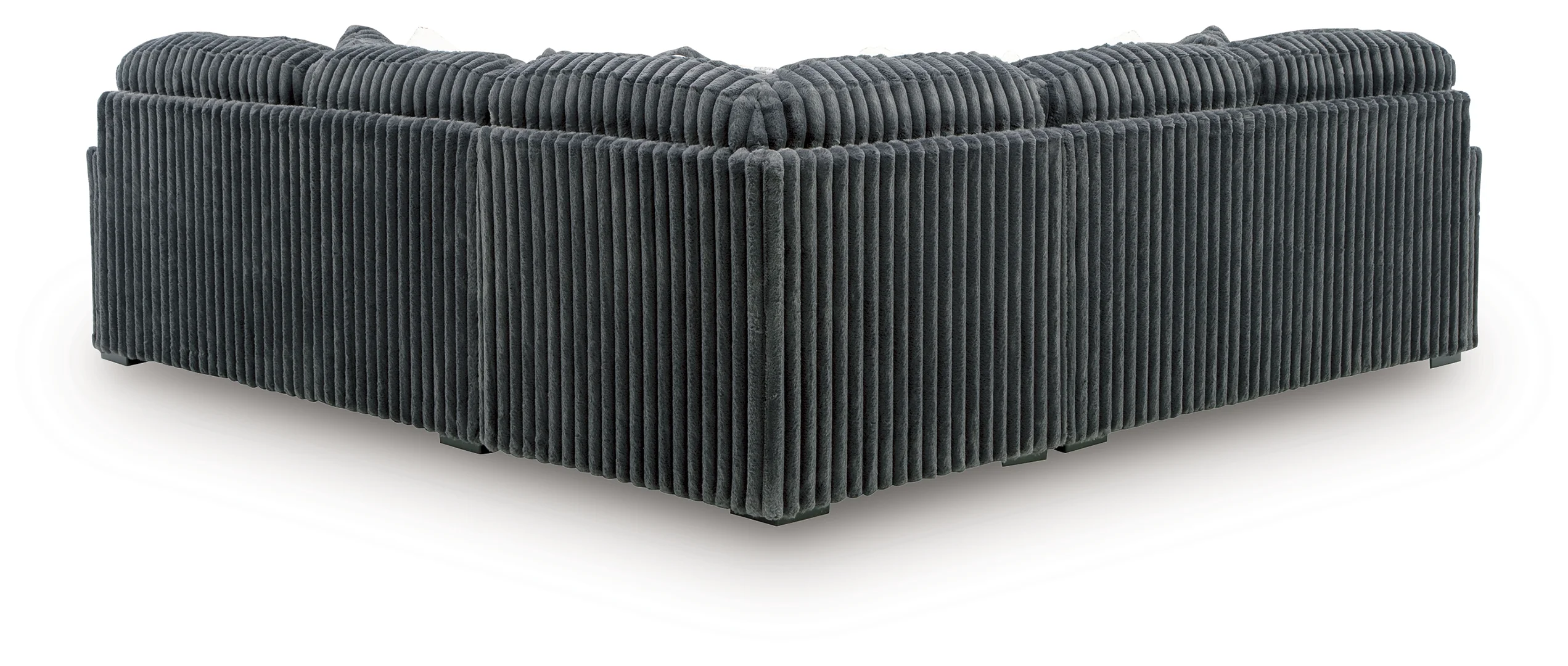 Midnight-Madness - 3-Piece Sectional - Gunmetal - Image 2
