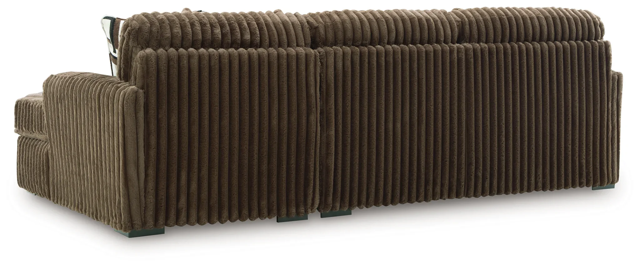 Midnight-Madness - Chocolate - 2-Piece Sectional Sofa With RAF Corner Chaise - Image 3