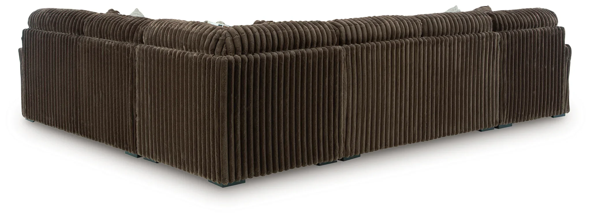 Midnight-Madness - Chocolate - 4-Piece Sectional With LAF Corner Chaise - Image 3