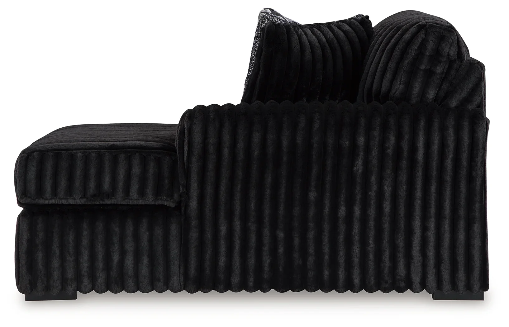 Midnight-Madness - Onyx - 3-Piece Sectional With Raf Corner Chaise - Image 3