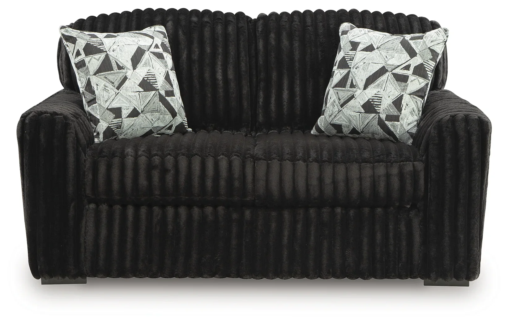 Midnight-Madness - Onyx - Loveseat - Image 3