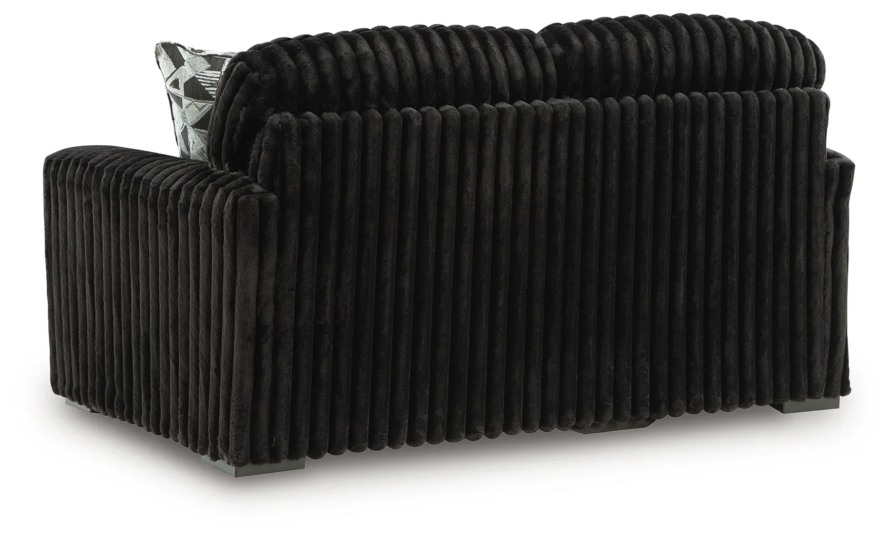 Midnight-Madness - Onyx - Loveseat - Image 4