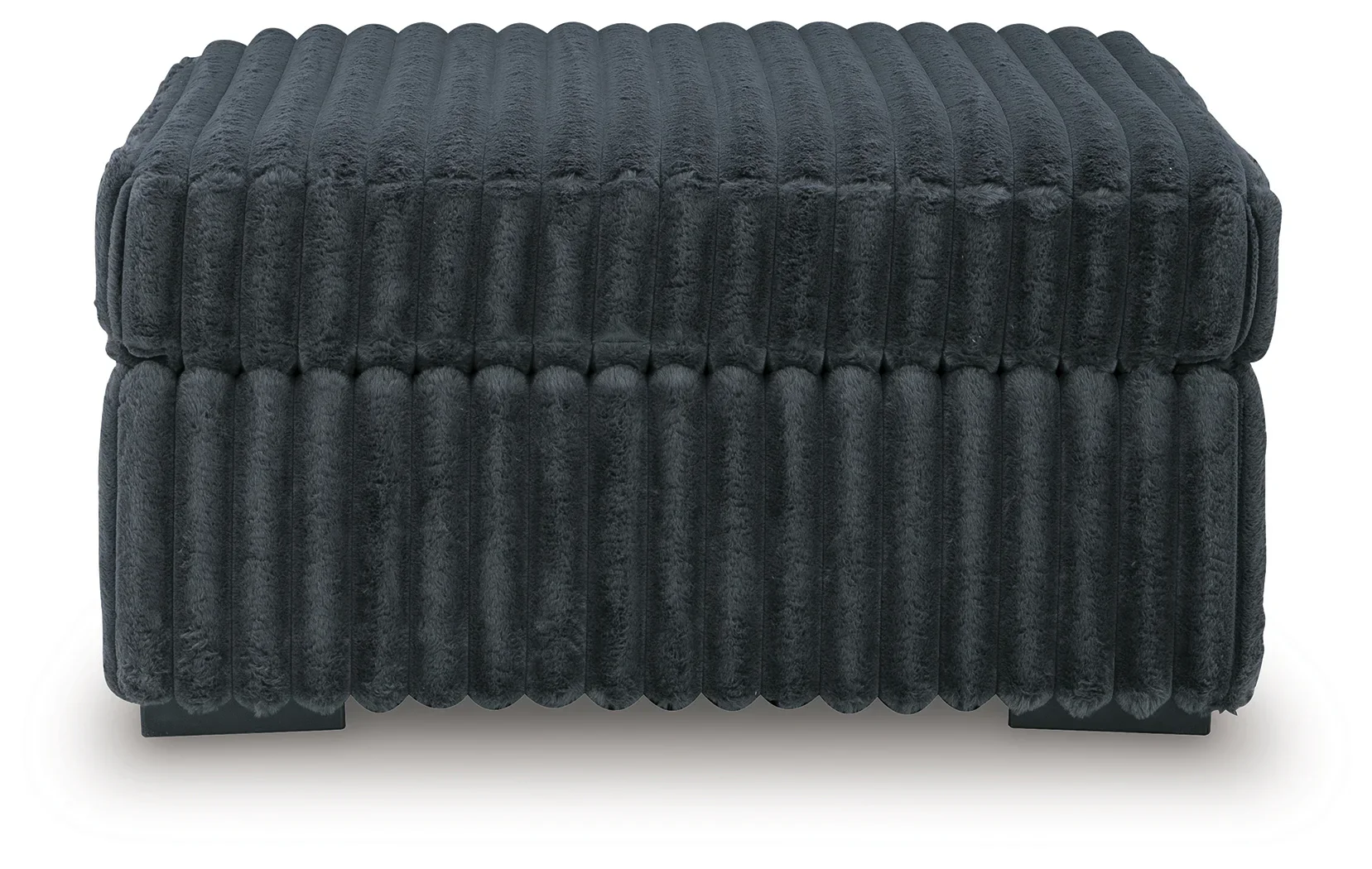 Midnight-Madness - Oversized Accent Ottoman - Gunmetal - Image 3