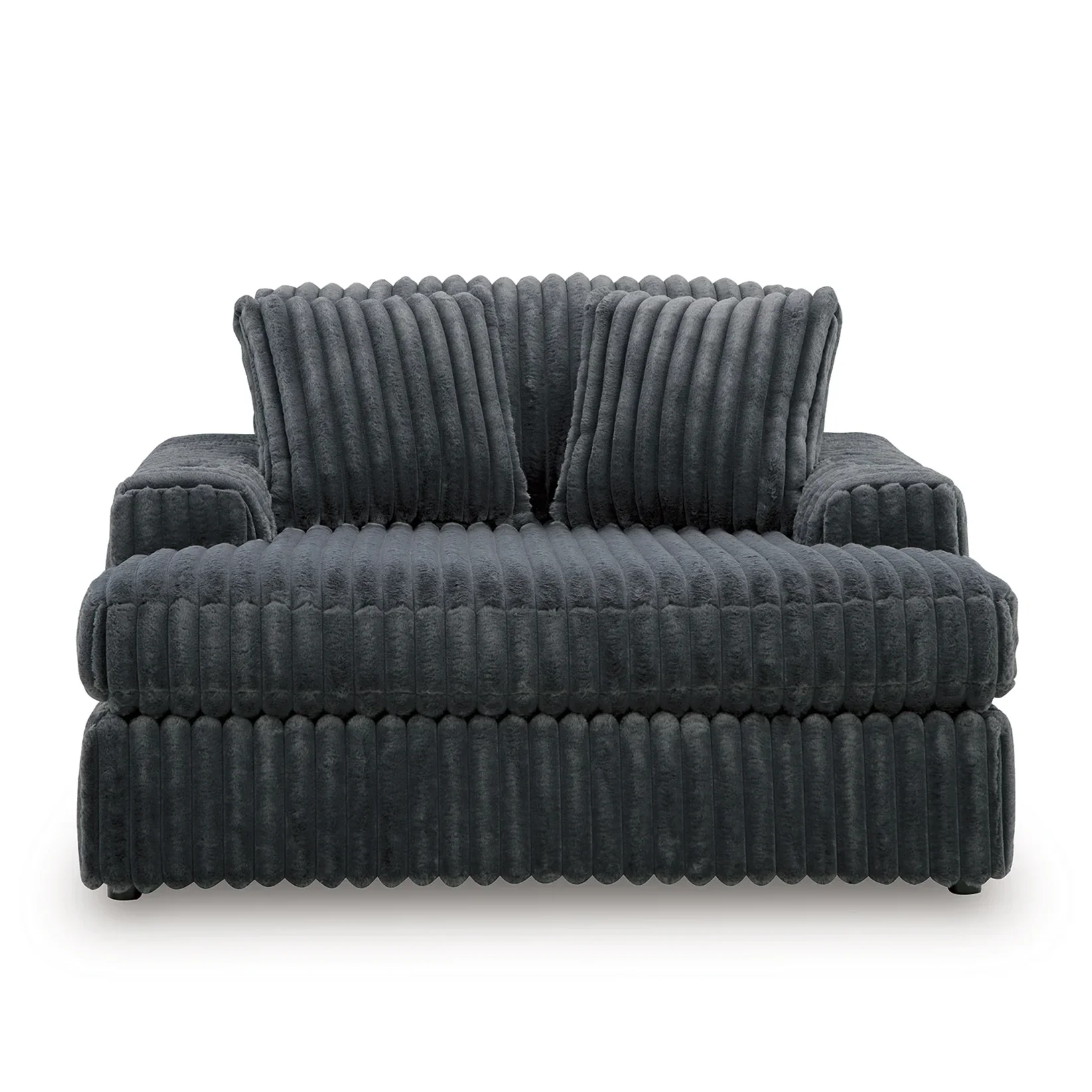 Midnight-Madness - Oversized Chaise - Gunmetal