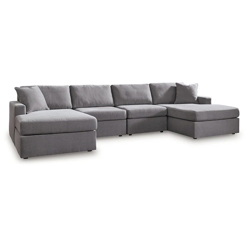 Modmax - Granite - 4-Piece Sectional With Laf And Raf Corner Chaises