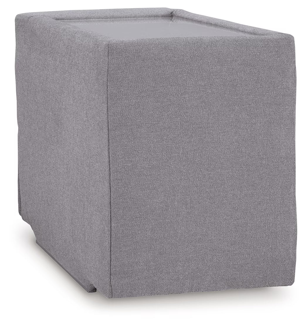 Modmax - Granite - 5-Piece Sectional With Audio System And With Storage Console - Image 10