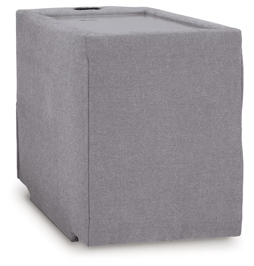 Modmax - Granite - 5-Piece Sectional With Audio System And With Storage Console - Image 8