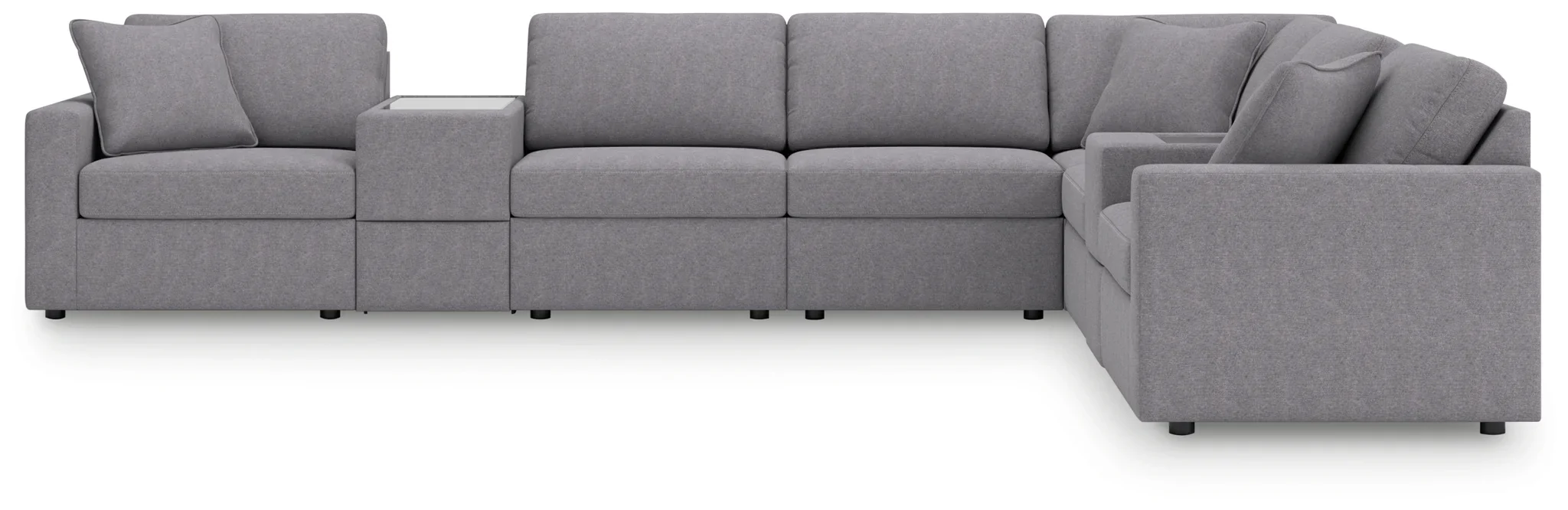Modmax - Granite - 8-Piece Sectional With Storage Consoles - Image 3