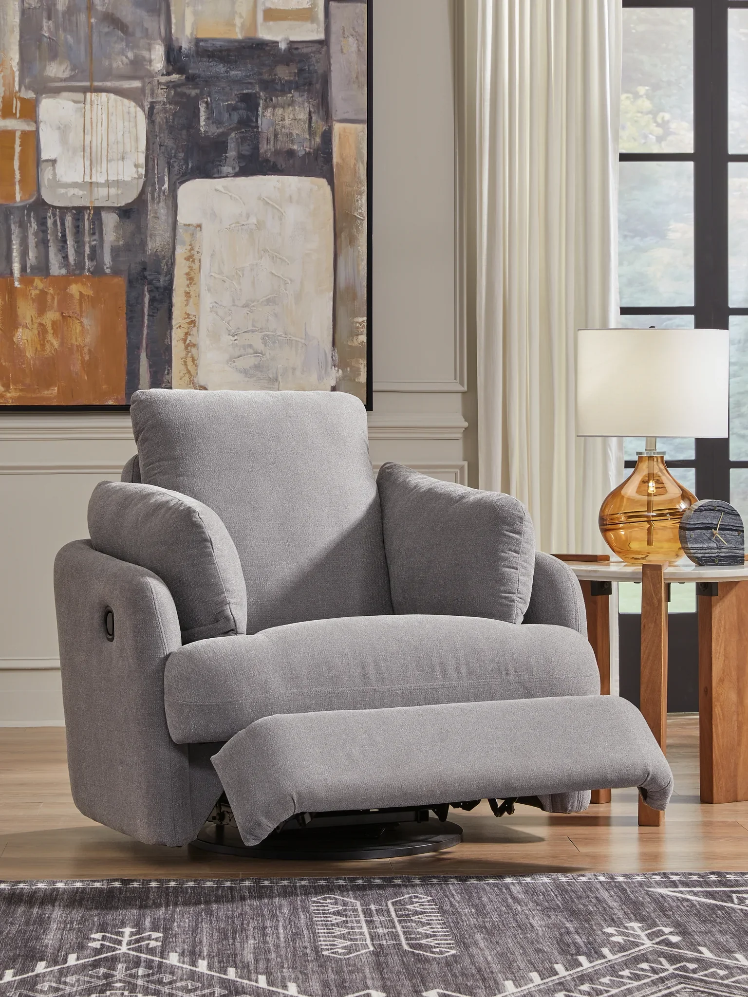 Modmax - Granite - Swivel Glider Recliner - Image 8