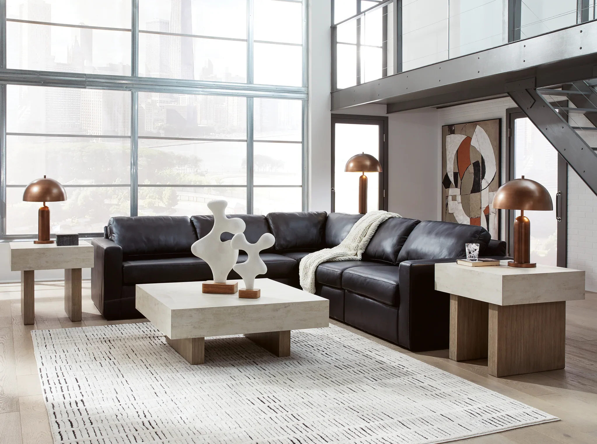 ModMax II - 5-Piece Sectional - Black - Image 3
