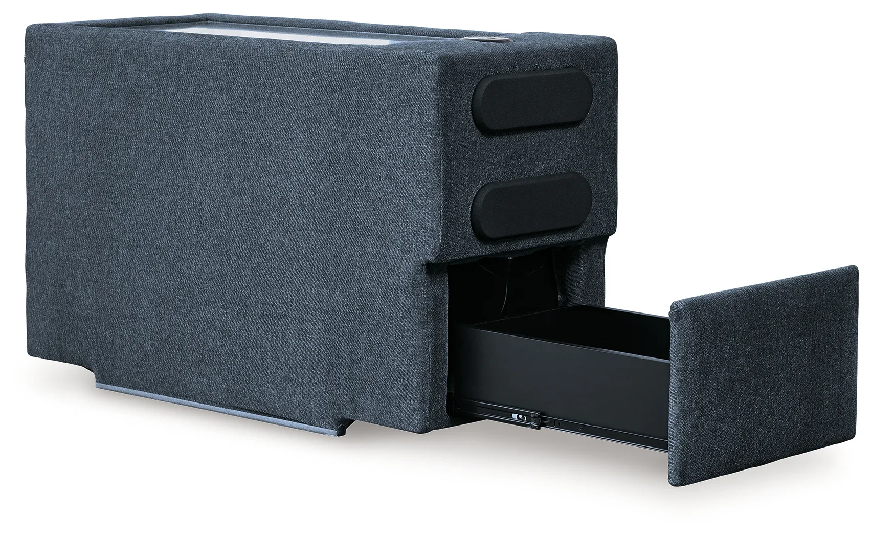 Modmax - Ink - 5-Piece Sectional With Audio System And With Storage Console - Image 4