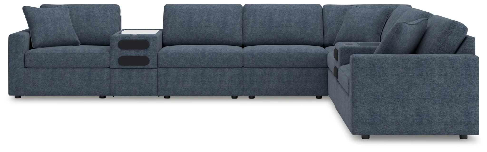 Modmax - Ink - 8-Piece Sectional With 2 Audio System Consoles - Image 3
