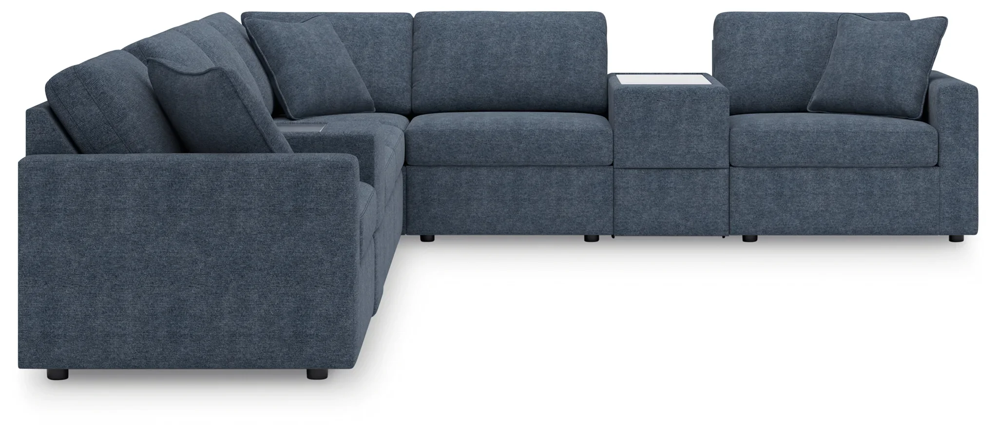 Modmax - Ink - 8-Piece Sectional With 2 Storage Consoles - Image 2