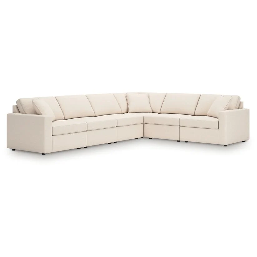 Modmax - Oyster - 6-Piece Sectional With Laf Corner Chair And Raf Corner Chair