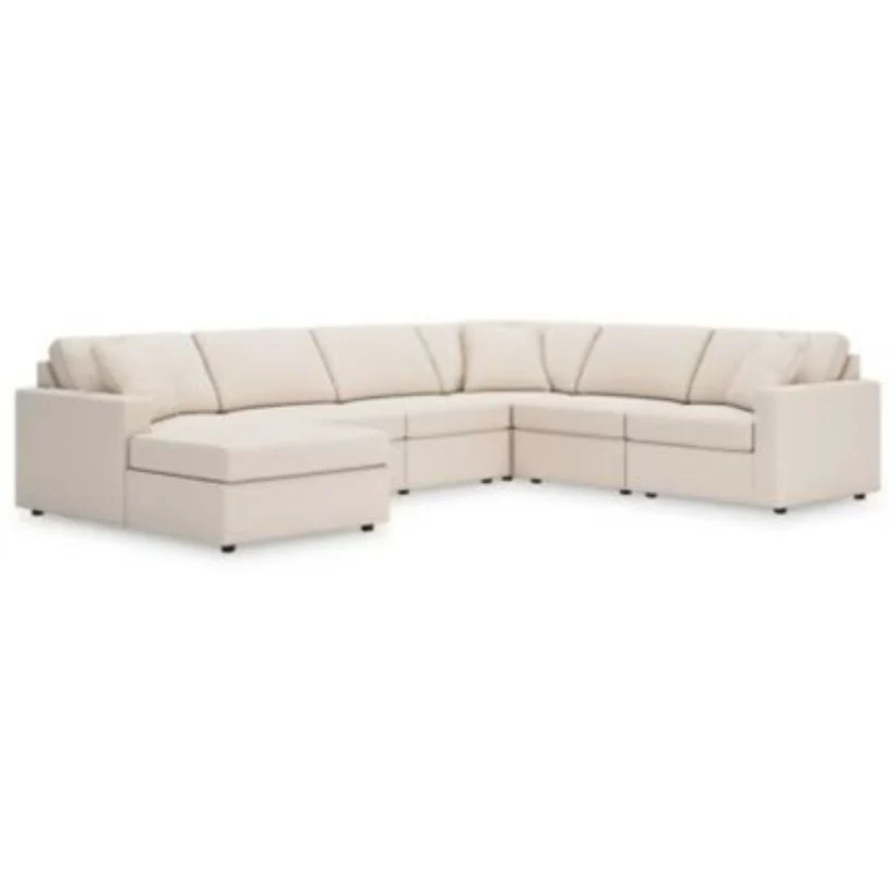 Modmax - Oyster - 6-Piece Sectional With Laf Corner Chaise