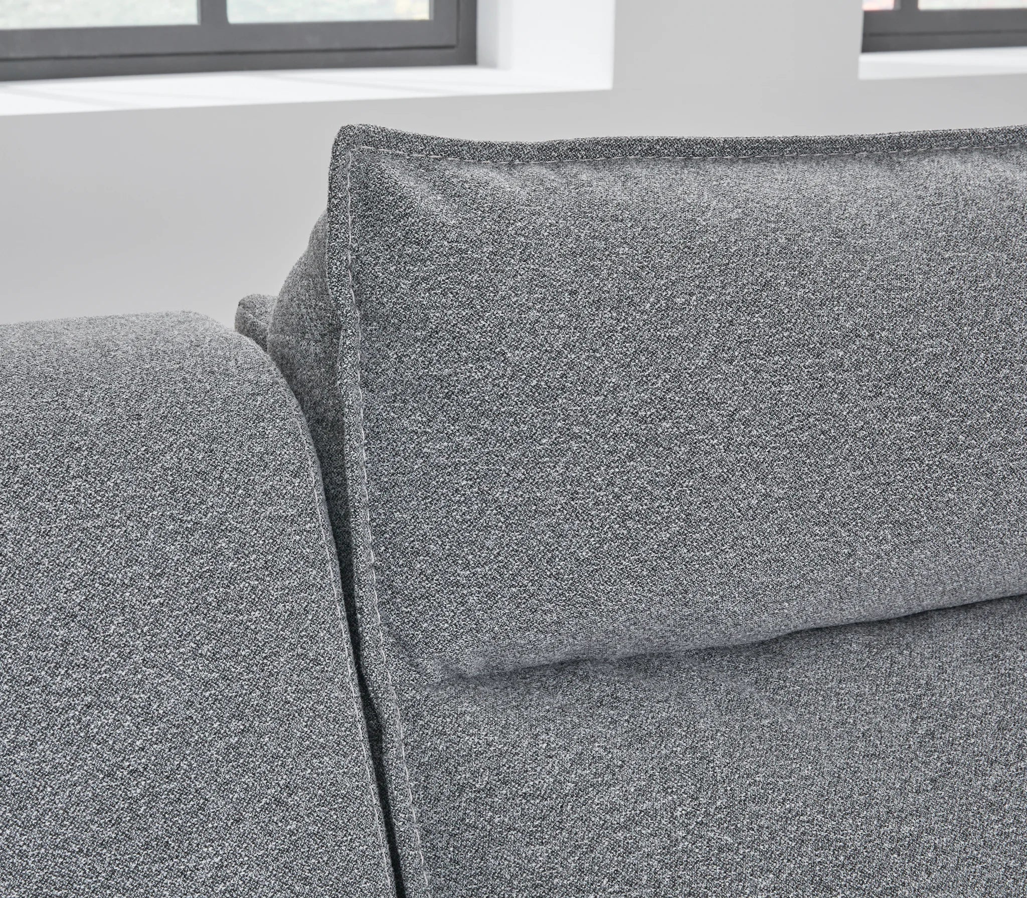 Modmax - Salt And Pepper - 4-Piece Power Reclining Sectional With Double Chaise - Image 4