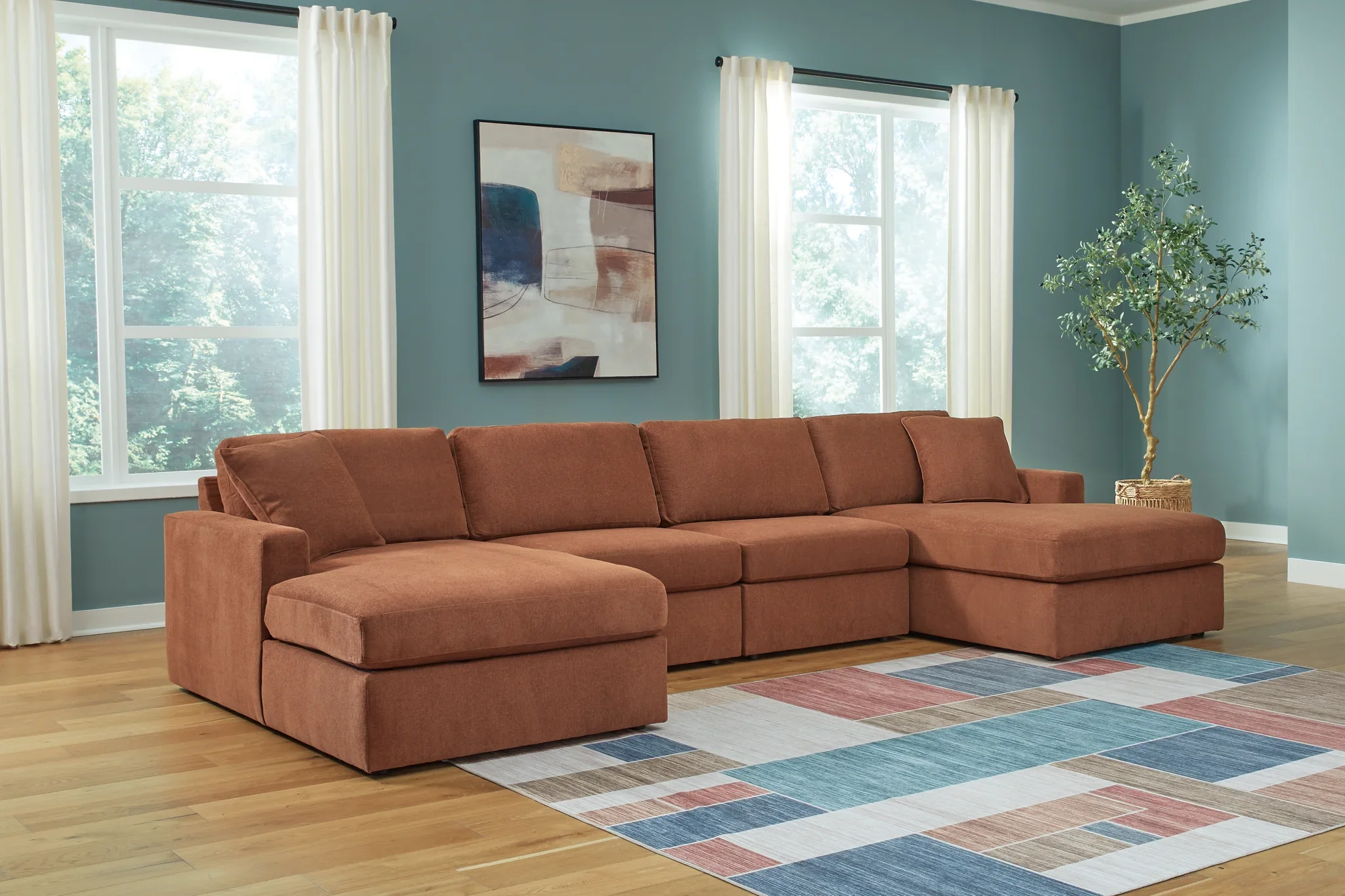Modmax - Spice - 4-Piece Sectional With Laf And Raf Corner Chaises - Image 2