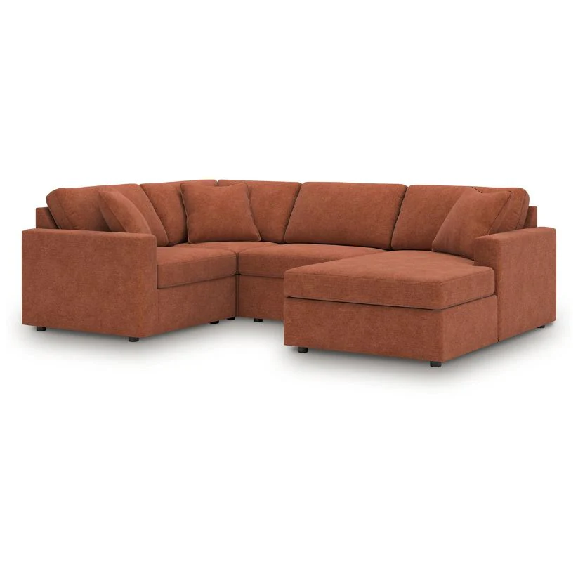 Modmax - Spice - 4-Piece Sectional With Raf Corner Chaise, With Laf Corner Chair